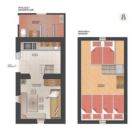 Dom wakacyjny Lizina Hiska House Bohinj