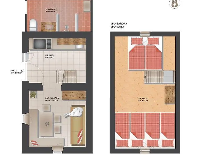بيت للعطل Lizina Hiska House Bohinj
